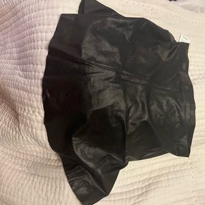 Brand new Spanx leather skirt.